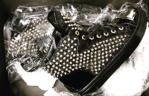 Confrontational Unisex Spiked Sneakers