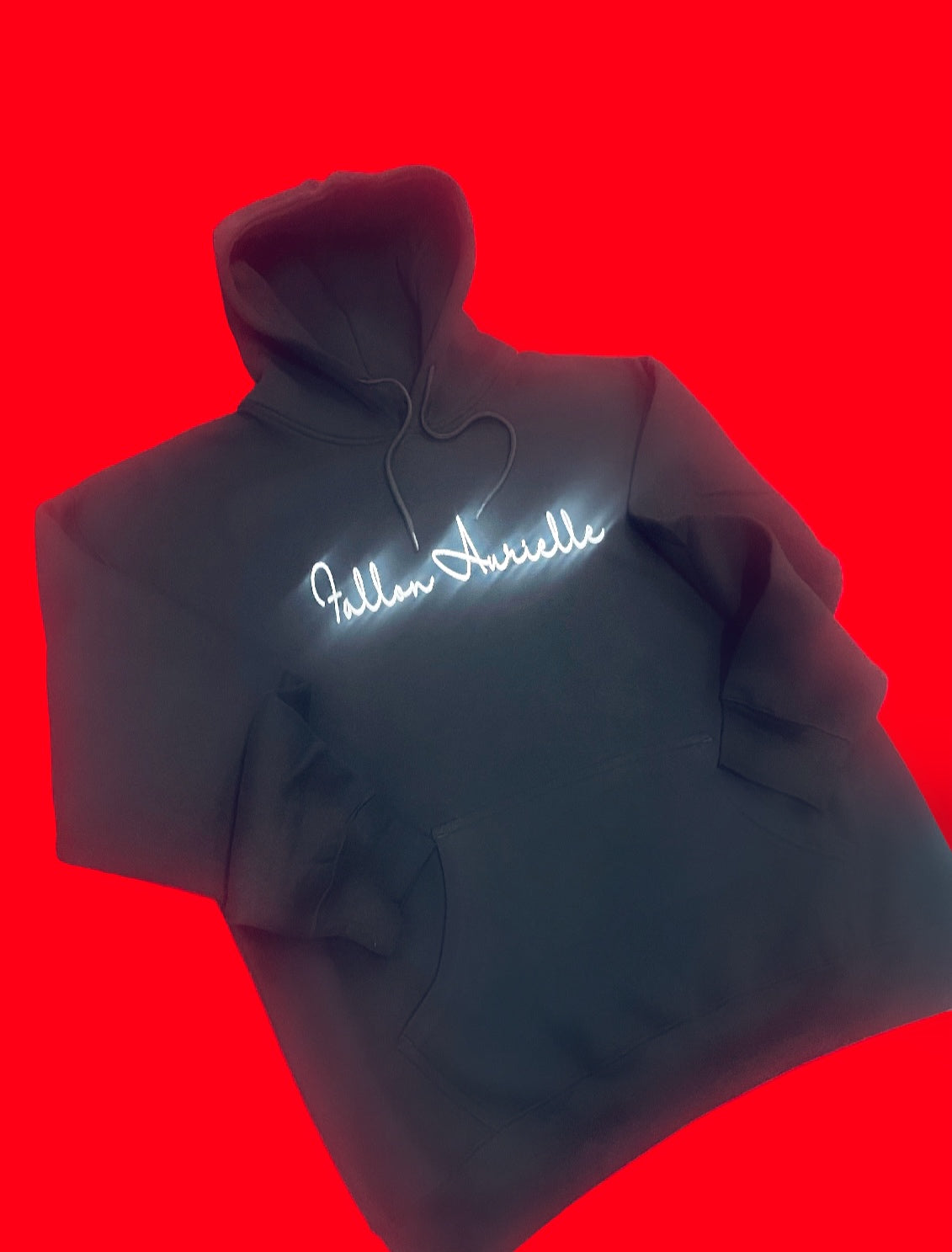 Fallon Aurielle
Unisex Signature Rep Yo Initial (A) 
A-Z Stacked Jogging Set (Black & Silver)