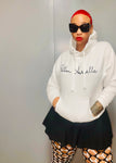 Fallon Aurielle Unisex Signature Classic Hoodie (White & Black)