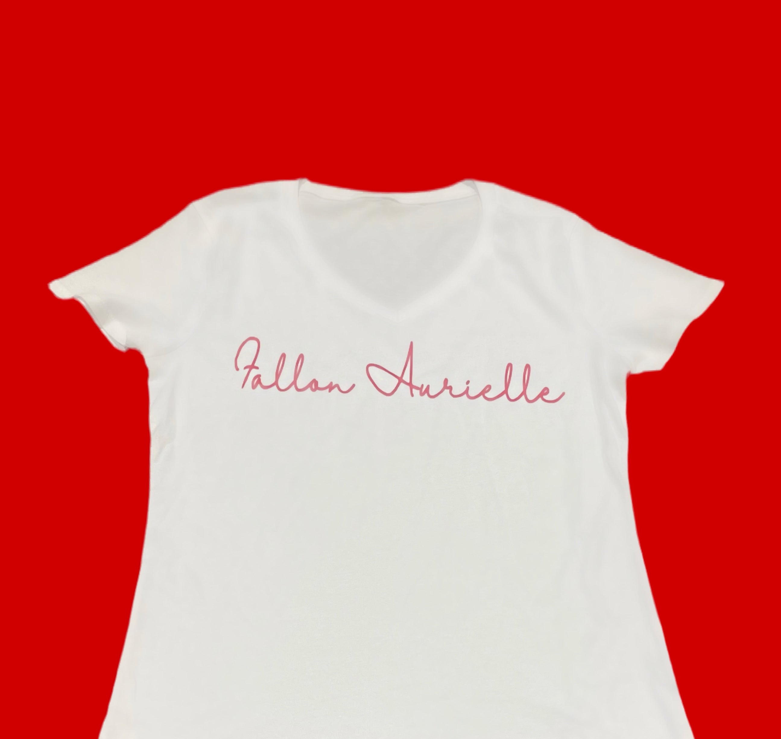 Fallon Aurielle Signature Classic 3 Piece Tennis Skirt Set (Red & White)