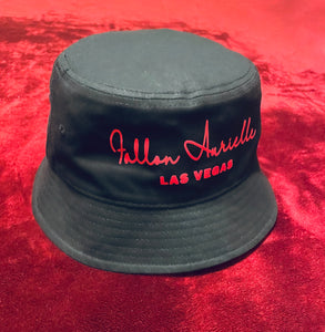 Fallon Aurielle Signature Las Vegas Rep Yo Set Bucket Hat (Black & Red)