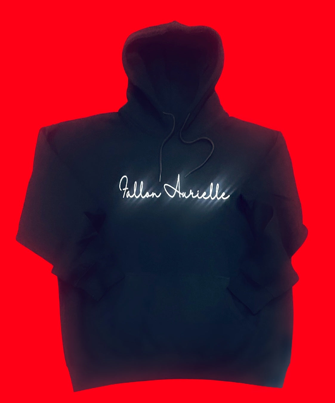 Fallon Aurielle
Unisex Signature Rep Yo Initial (A) 
A-Z Stacked Jogging Set (Black & Silver)