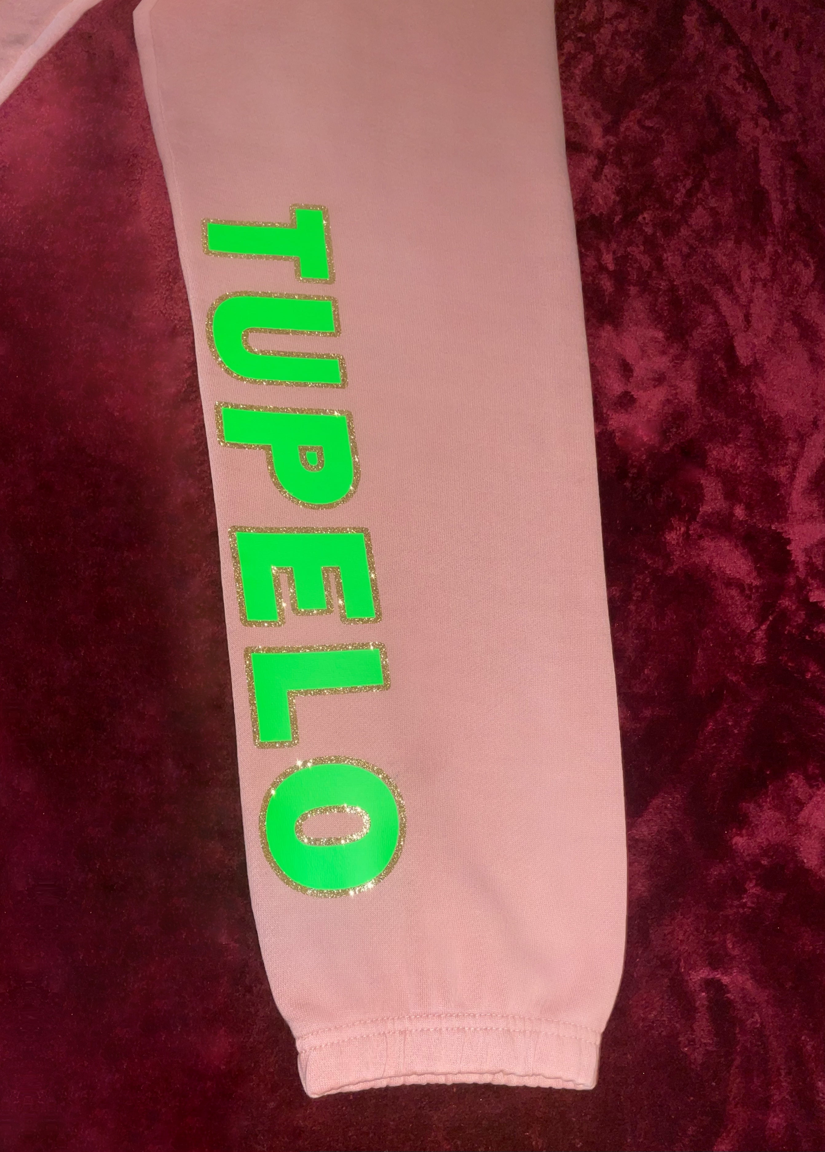 Fallon Aurielle Unisex Signature Tupelo Jogging Set (Peach, Lime Green & Gold)