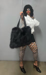 Black Onyx Fox Fur Purse (Black)