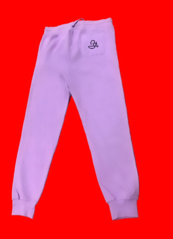Fallon Aurielle Unisex Signature Classic Jogger Set (Lavender & Black)