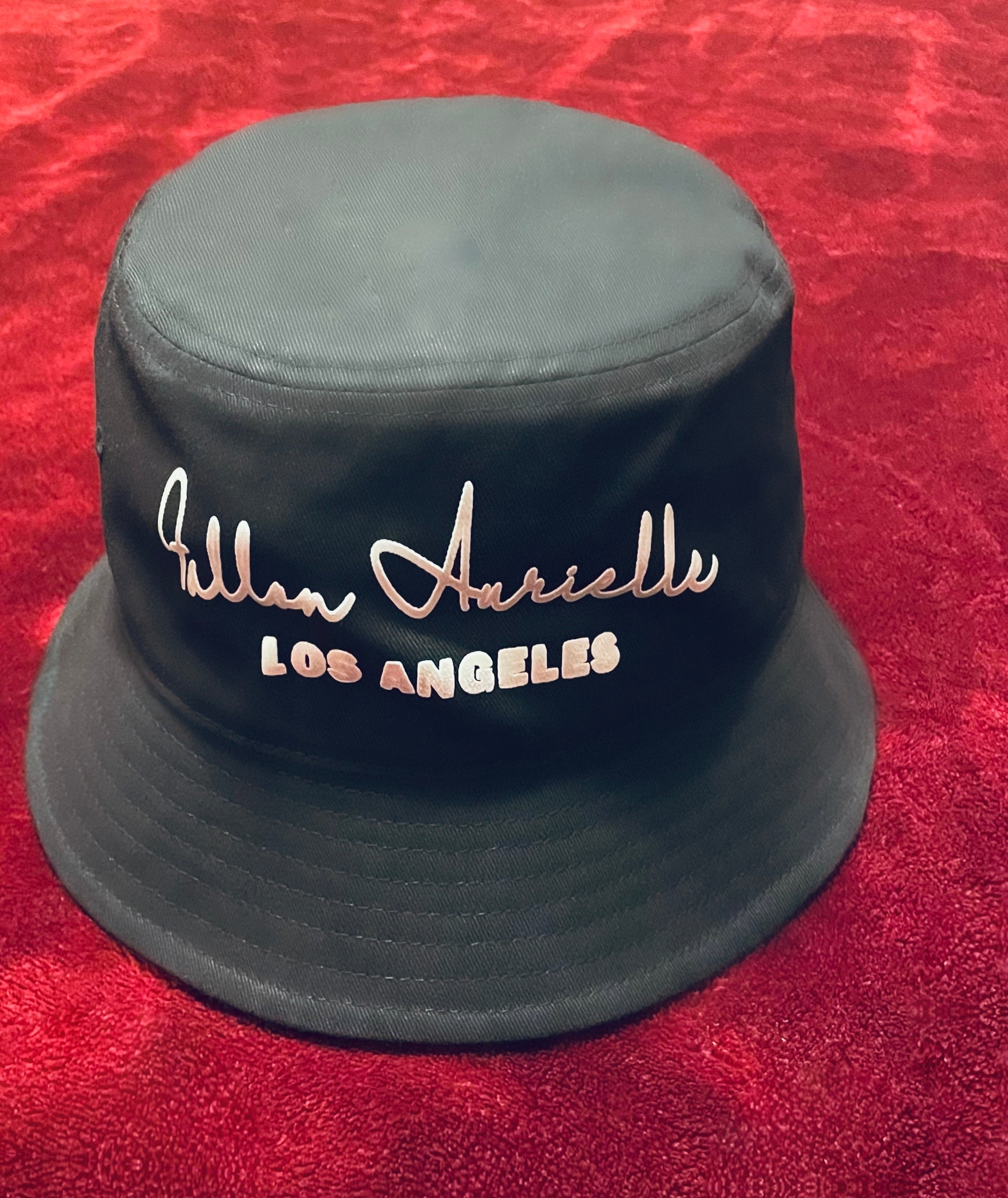 Fallon Aurielle Signature Los Angeles Rep Yo Set Bucket Hat (Black & Silver)