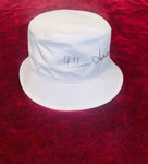 Fallon Aurielle Signature Classic Bucket Hat (White & Silver)