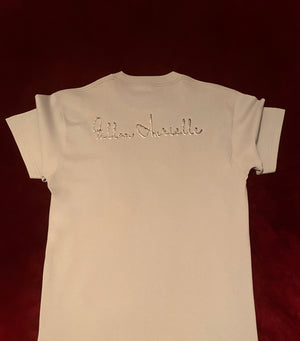 Fallon Aurielle & F.A. Unisex Signature T-Shirt (Taupe Tan & Gold)