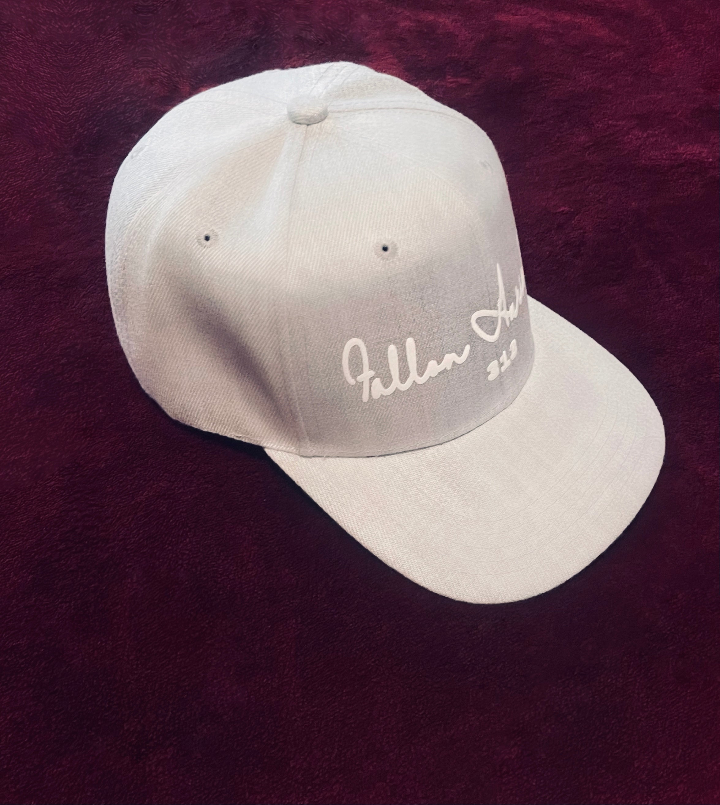 Fallon Aurielle Signature 313 Rep Yo Set Area Code Trucker Snapback Hat (Silver Gray & White)