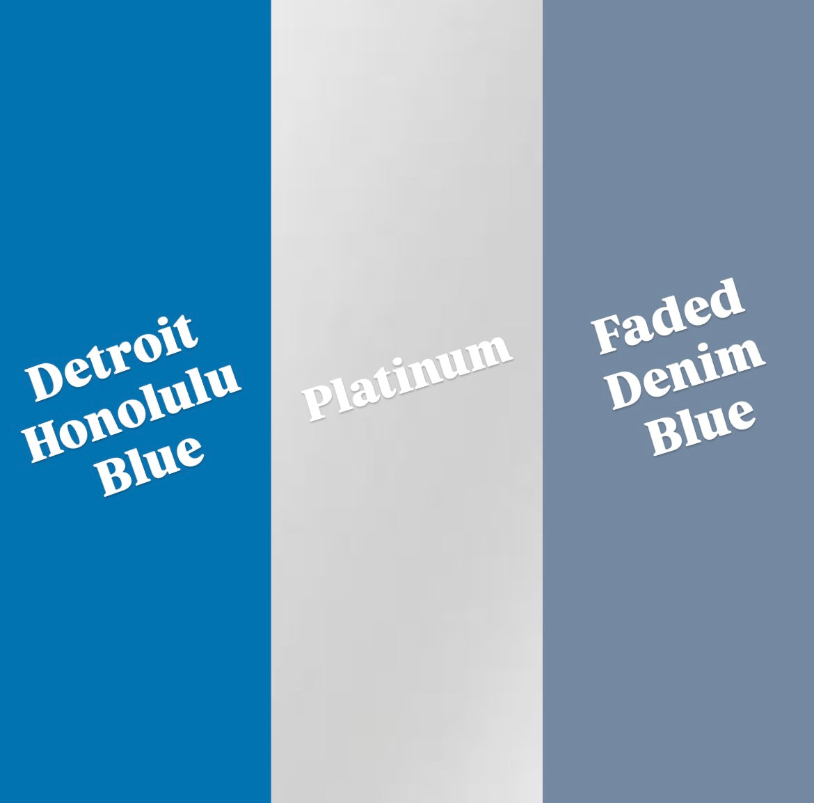 Fallon Aurielle Unisex Signature Mineral Wash Leo Lion Logo & Name Zodiac Jogger Set (Detroit Honolulu Blue, Faded Denim Blue & Platinum)