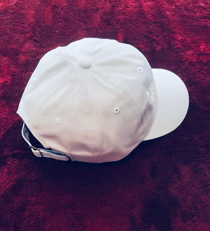Fallon Aurielle Signature Trillionaire Club Dad Hat (Powder Blue & White)