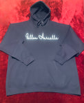 Fallon Aurielle Unisex Signature Hoodie (Navy Blue & White)