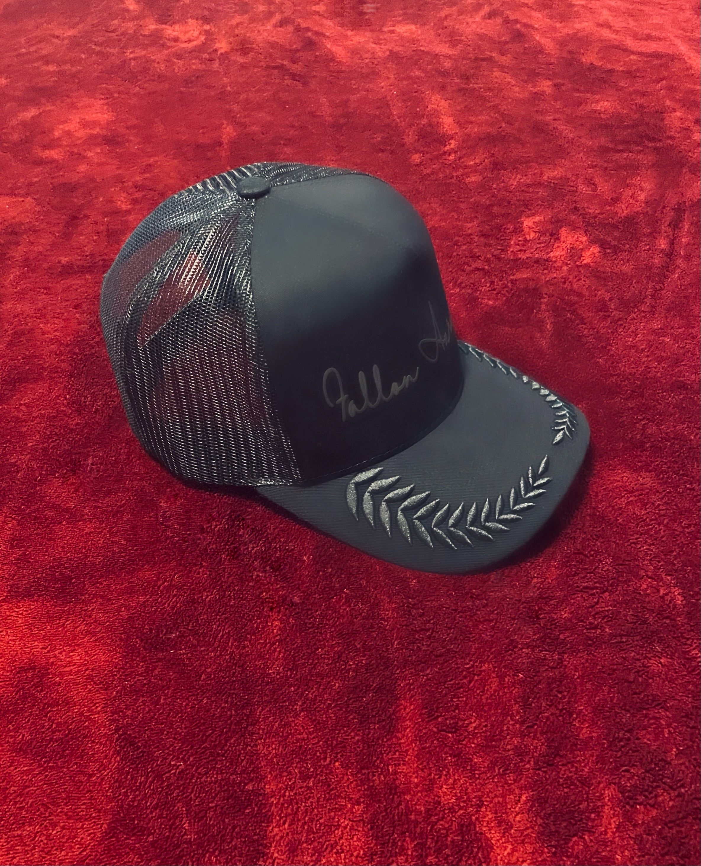 Fallon Aurielle Signature Classic Trucker Snapback Hat (Black)