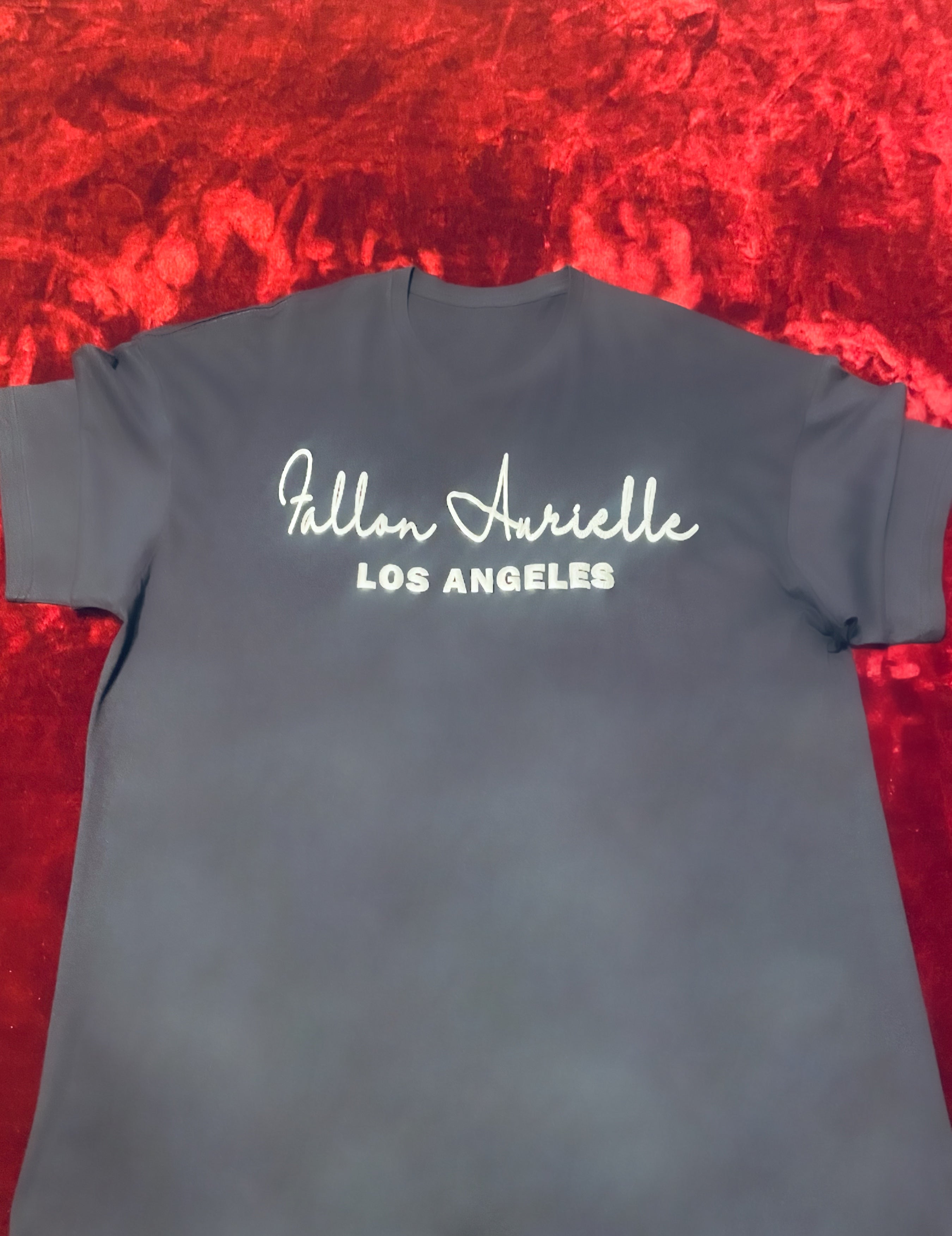 Fallon Aurielle Unisex Signature Los Angeles Rep Yo Set Short Set (Navy Blue & Silver)