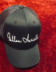 Fallon Aurielle Signature Trucker Snapback Hat (Black & White)