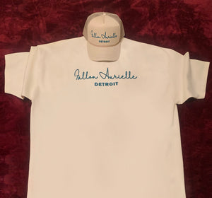 Fallon Aurielle Unisex Signature Detroit T-Shirt (Cream & Hunter Green)