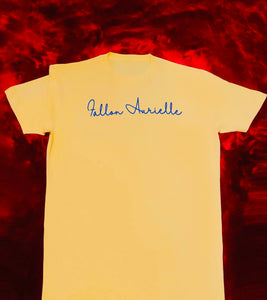 Fallon Aurielle Unisex Signature T-Shirt (Yellow & Blue)