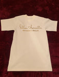 Fallon Aurielle Unisex Signature Beverly Hills T-Shirt (Cream & Gold)