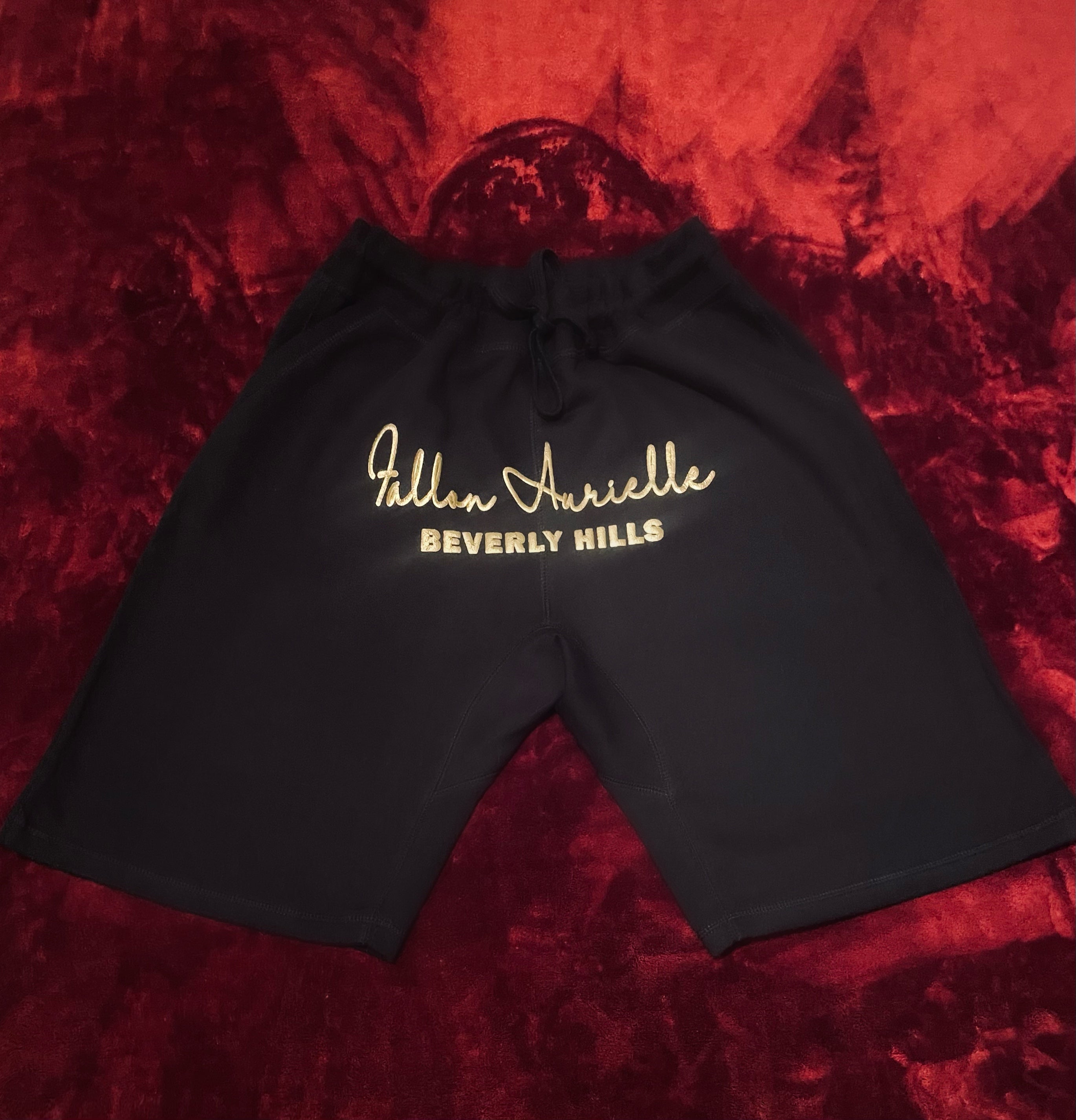 Fallon Aurielle Unisex Signature Beverly Hills T-Shirt (Black & Gold)