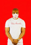 Fallon Aurielle Unisex Signature T-Shirt (White & Red)