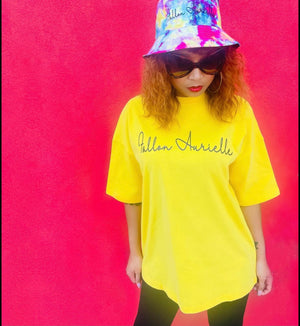 Fallon Aurielle Unisex Signature T-Shirt (Yellow & Black)