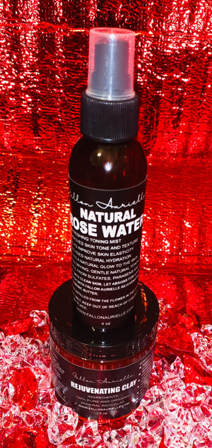 Fallon Aurielle Natural Rose Water Skincare Spray Bottle