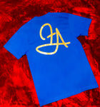 Fallon Aurielle & F.A. Unisex Signature T-Shirt (Royal Blue & Gold)