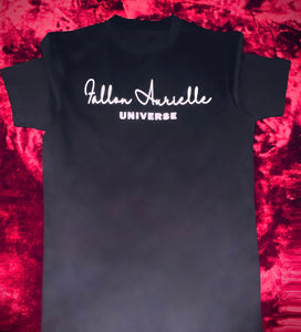 Fallon Aurielle Unisex Signature Universe T-Shirt (Black & White)