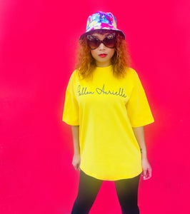 Fallon Aurielle Unisex Signature T-Shirt (Yellow & Black)