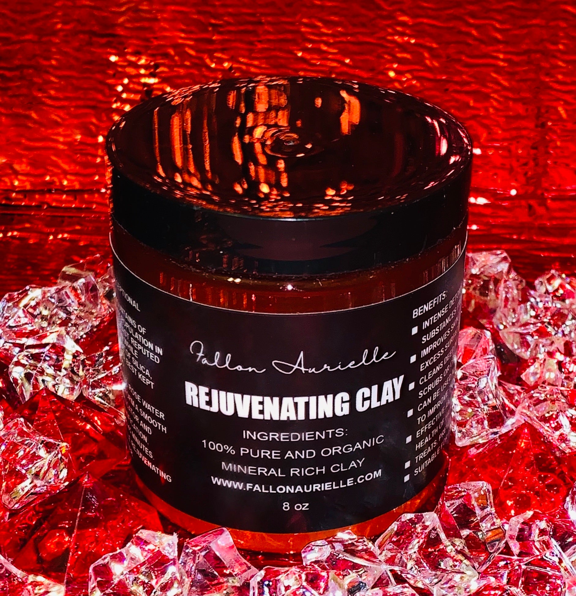 Fallon Aurielle Rejuvenating Clay Mask Skincare Jar