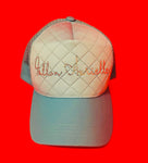 Fallon Aurielle Signature Quilted Rhinestone Trucker Snapback Hat