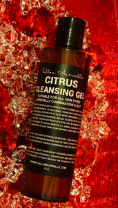Fallon Aurielle Citrus Cleansing Gel Skincare Face Wash Bottle