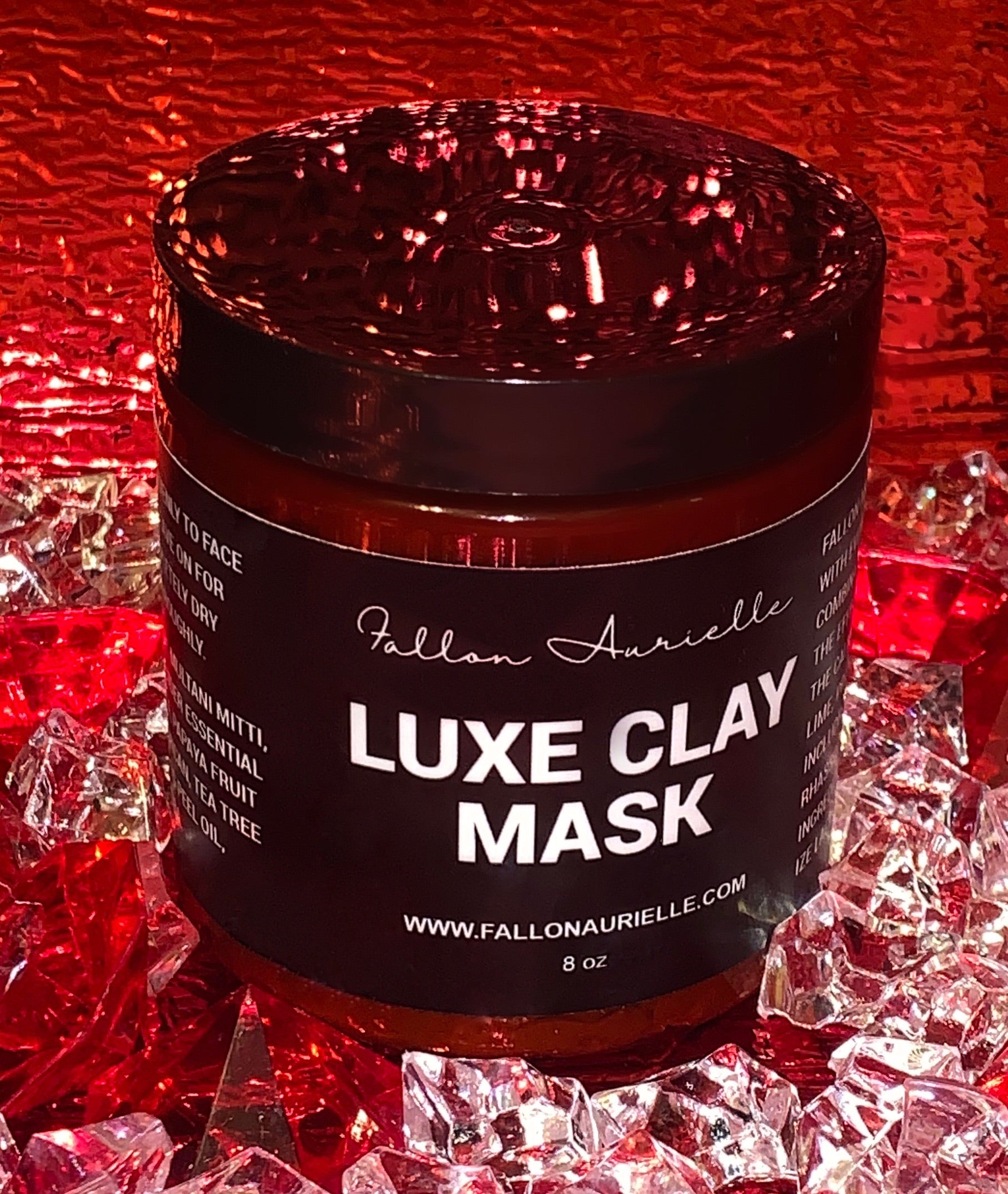 Fallon Aurielle Luxe Clay Mask Skincare Jar