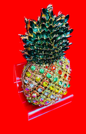 Pineapple Surprise Clutch Purse (Rainbow)