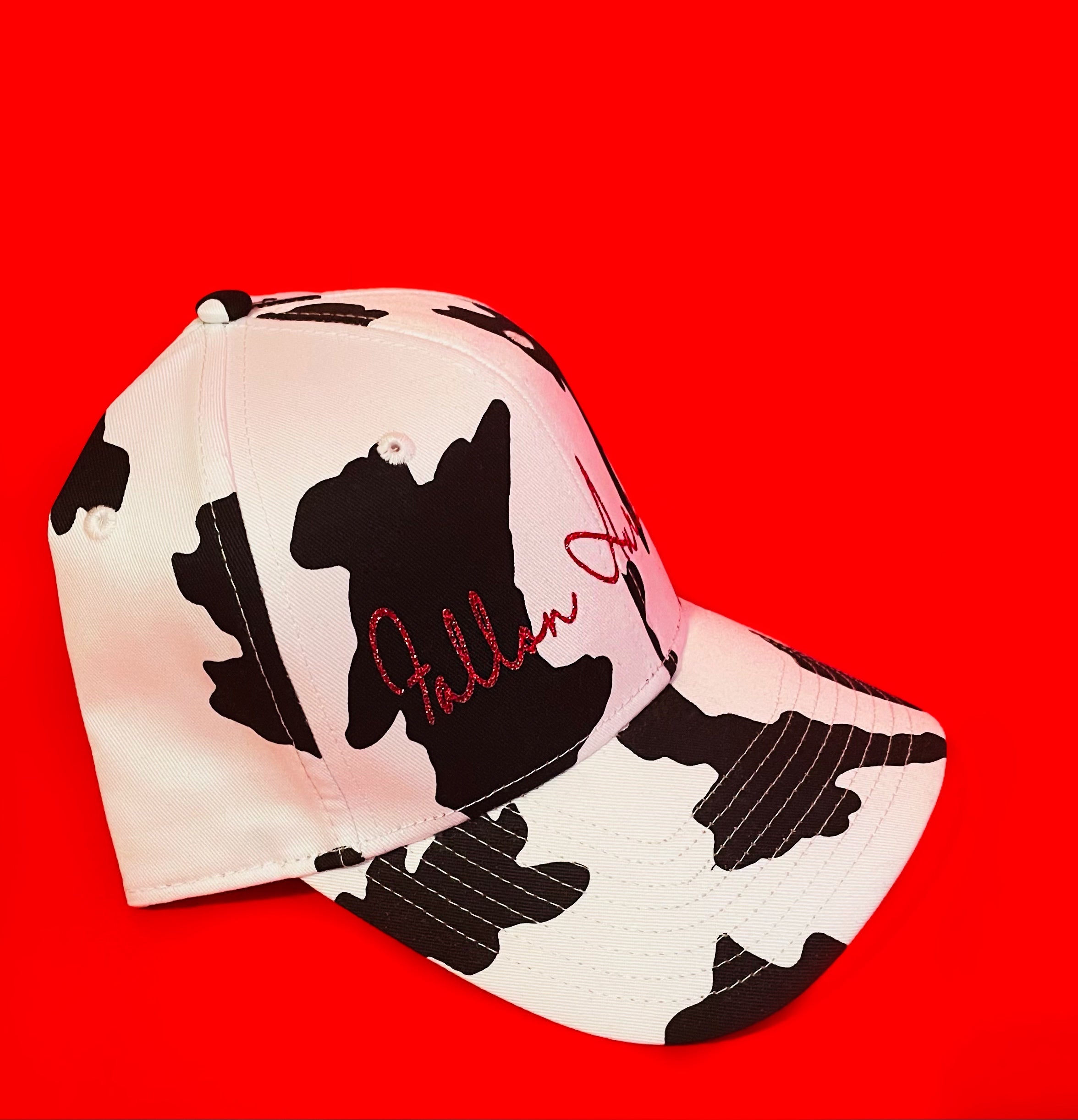 Fallon Aurielle Signature Stylish Cow Snapback Hat